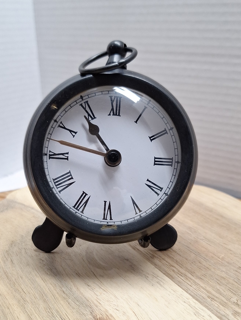 #ADX Rustic Desk Clock With Easel Stand.